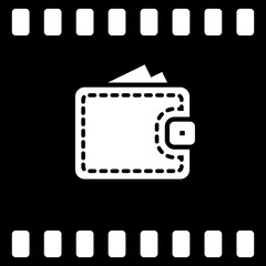 Fototapeta premium Wallet web icon