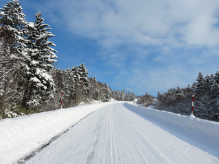北海道　冬道