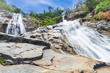 Ton Nga Chang waterfall at Songkhla,Thailand.