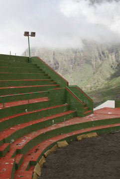 Detail of a sports arena