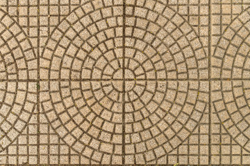 Concrete floor pattern