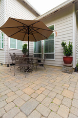 Obraz premium Patio ogrodowe z meblami