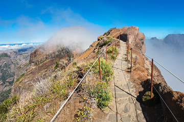 Fototapeta na wymiar Trekking on Madeira island