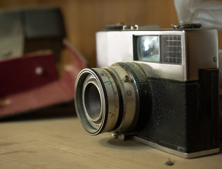 Old vintage camera