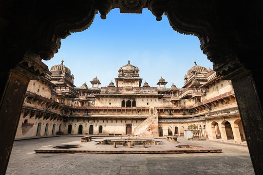 Jehangir Mahal (Orchha Fort) in Orchha, India