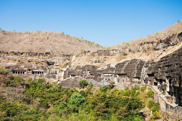 Fototapeta na wymiar Ajanta caves, India