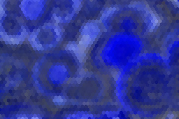 abstract blue background from hexagons