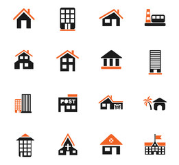 building icon set