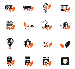 eco icon set