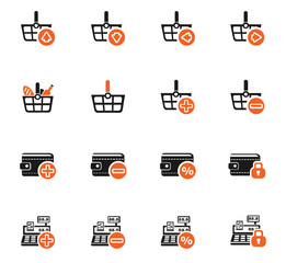 marketing and e-commerce icon set