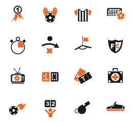 football icon set