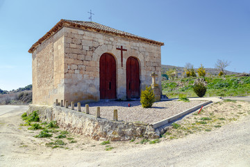 Hermitage of Santo Cristo in Curiel de Duero Spain