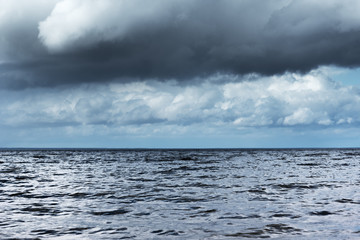 Obraz premium Stormy Baltic sea.