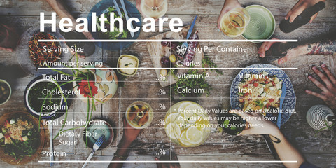 Healthcare Ingredients Welness Welbeing Nutrition Concept