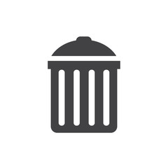 bin icon  vector