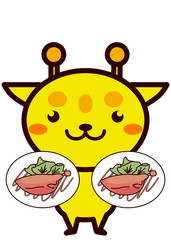 鴨肉のコンフィと動物シリーズ