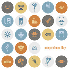 Fototapeta premium Independence Day of the United States