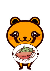 鴨肉のコンフィと動物シリーズ