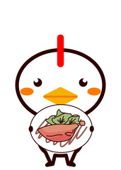 鴨肉のコンフィと動物シリーズ