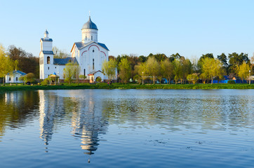 Church of St. Alexander Nevsky in recreation area Ponds, Gomel