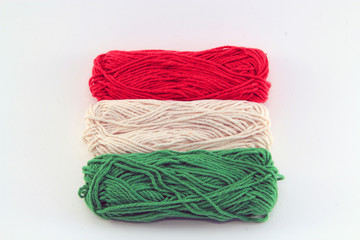 Wolle Landesflagge (04) Ungarn
