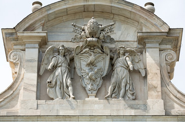 Obraz premium The Fontana dell'Acqua Paola also known as Il Fontanone (