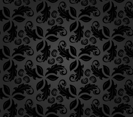 Fototapeta premium Floral Fine Seamless Pattern