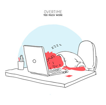 Straordinari, super lavoro e crollo fisico