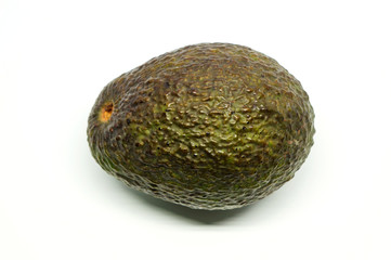 Fresh avocado fruit isolated on white background