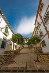 Calle de Antequera en Málaga, España