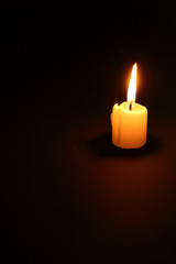 Candle On Dark