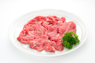 Obraz premium 牛肉 肩ロース 切り落とし