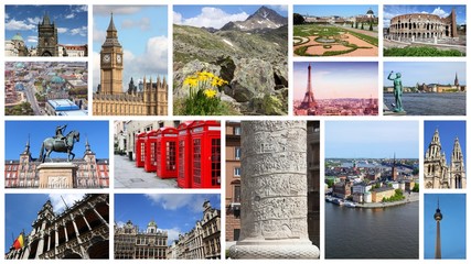 Europe collage