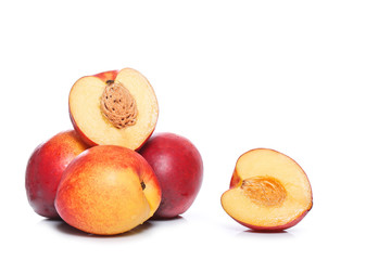 pêche sur fond blanc