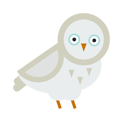 Owl bird cartoon vector