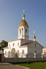 Turov, Belarus - June 28, 2013: Cathedral of Saints Cyril and Lavrenti of Turov June 28, 2013 in the town of Turov, Belarus
