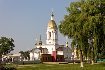 Turov, Belarus - June 28, 2013: Cathedral of Saints Cyril and Lavrenti of Turov June 28, 2013 in...