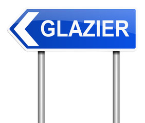 Glazier sign concept.