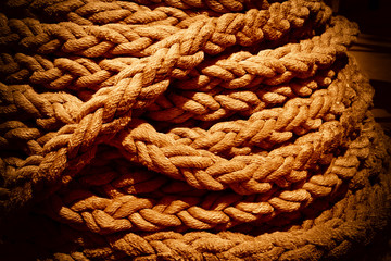 Fototapeta na wymiar queens rope rope with beautiful texture