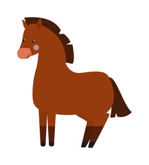 Stallion vector illustration.
