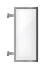 Pillar ad vector illustration.