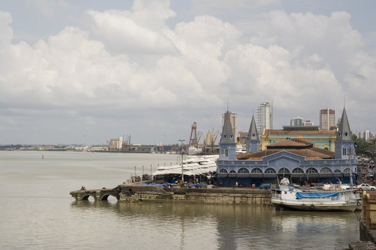 Waterfront and River Amazon, Belem, Para, Brazil