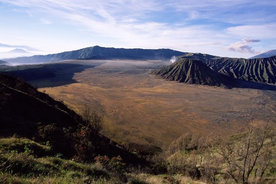 Volcanic landscape, Bromo Tengger Semeru (Bromo-Tengger-Semeru) National Park, Java, Indonesia
