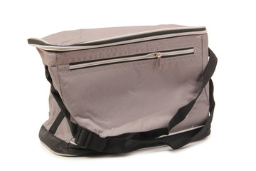 Naklejka premium Big travel bag on a white background