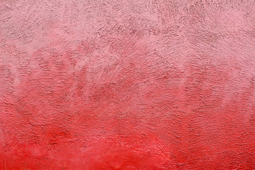 Red painted brick wall as background, texture