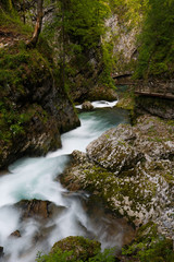 Vintgar gorge in Slovenia