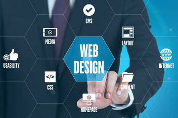WEB DESIGN TECHNOLOGY COMMUNICATION TOUCHSCREEN FUTURISTIC CONCE