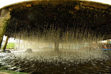 Water Fall in Cooling Tower