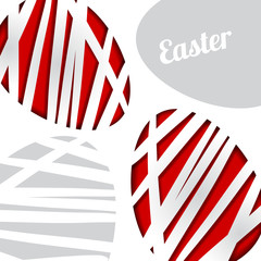 Vector illustration abstract background of Easter eggs