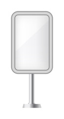 Pillar ad vector illustration.